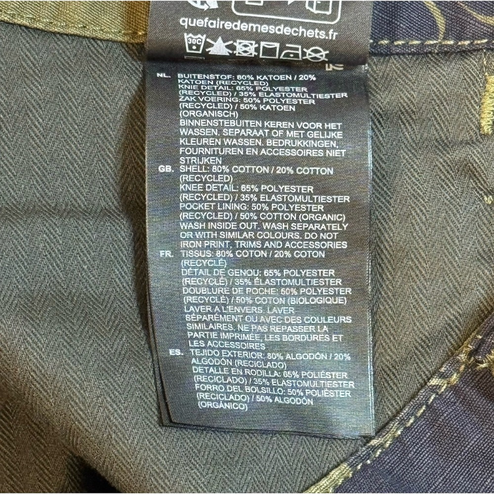 G-Star Raw Green Tiger Stripe Camo 3D Regular Tapered Cargo 2.0 Pants Men 32x32 - Picture 9 of 12